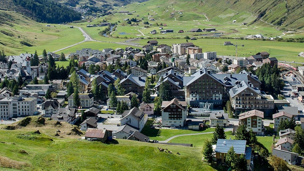 Fotografia ord l'aria di Andermatt