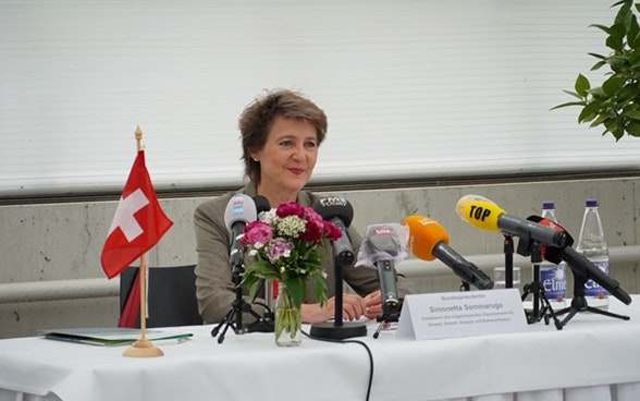 Bundespräsidentin Sommaruga, Point de Presse