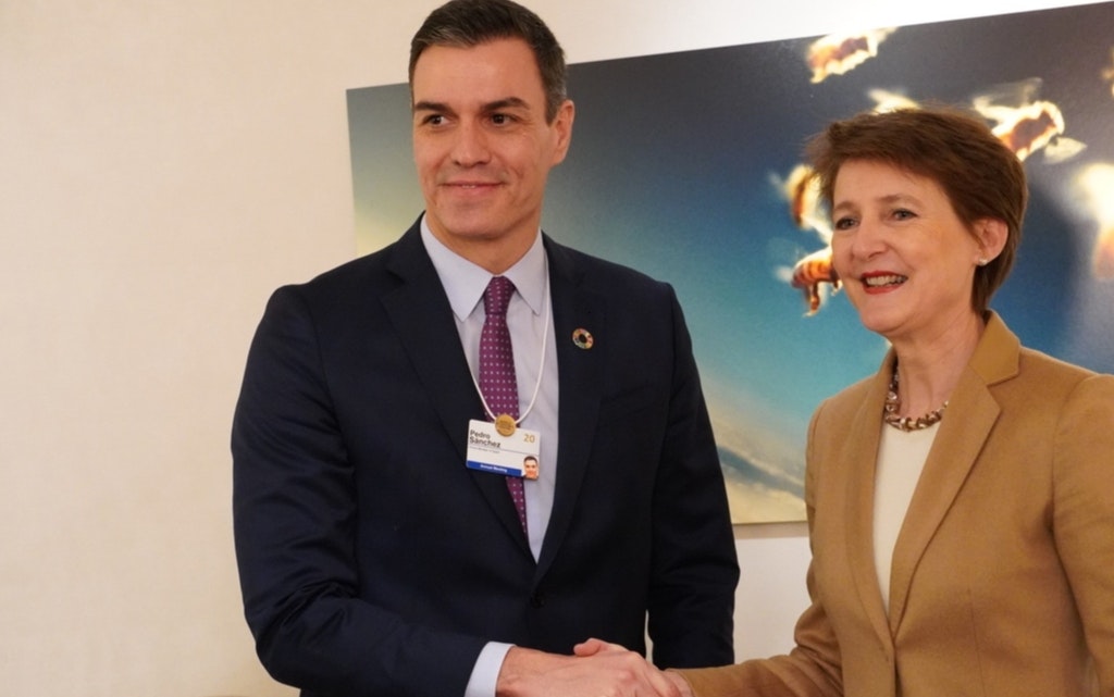 Treffen mit dem spanischen Regierungschef Pedro Sanchez