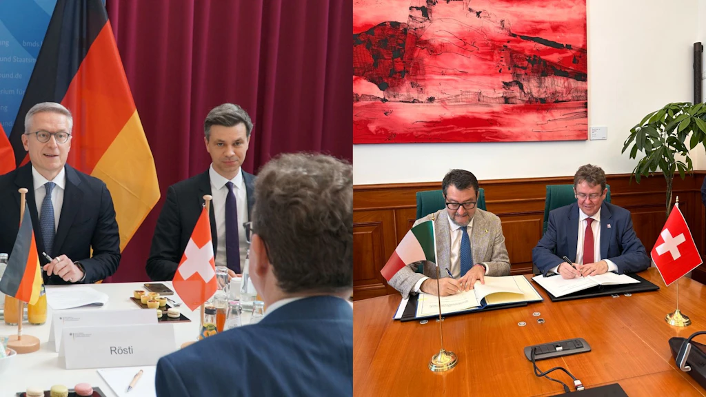 Bundesrat Albert Rösti in Berlin und Rom
