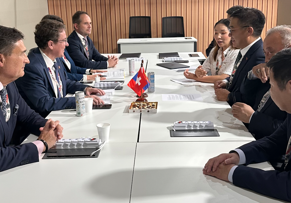 Switzerland and Mongolia