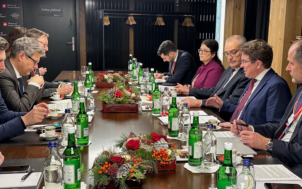 Robert Habeck, Guy Parmelin, Albert Rösti