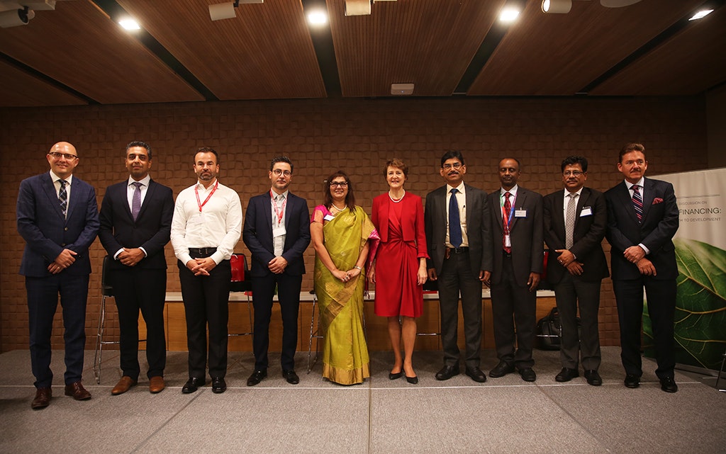 Debate on green finance, group picture