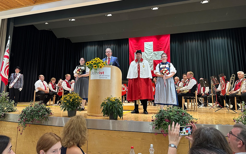 Discours du conseiller fédéral Albert Rösti à Rothrist
