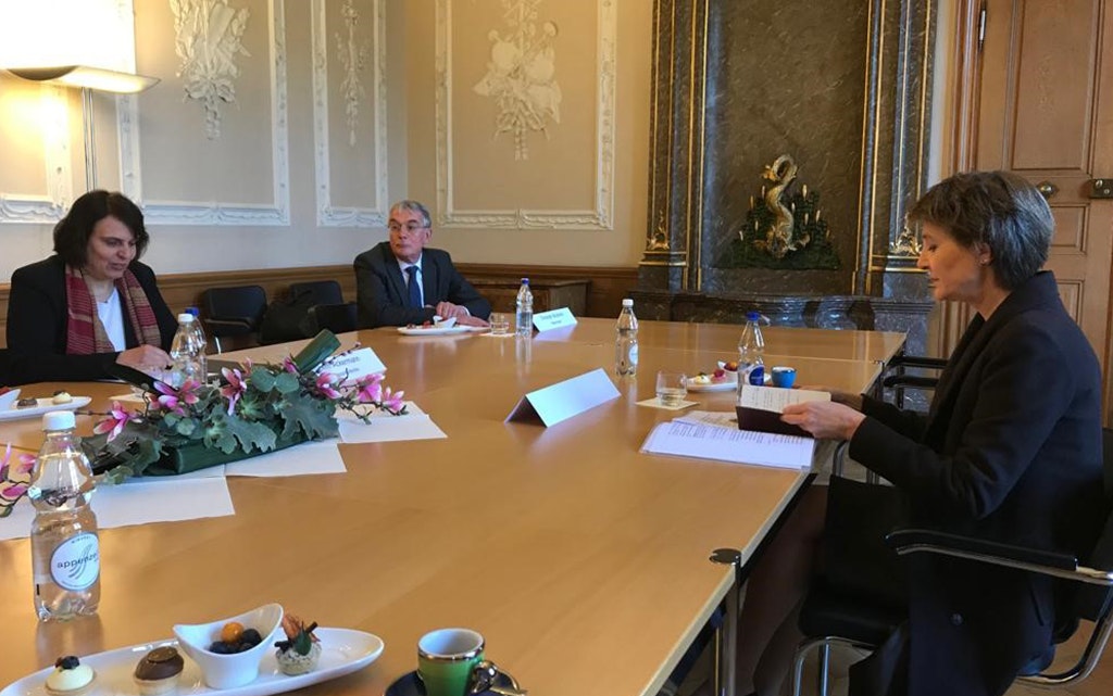 Incontro con Elisabeth Ackermann, presidente del Governo basilese e Christoph Brutschin, consigliere di Stato (Dipartimento dell’economia, della socialità e dell’ambiente)