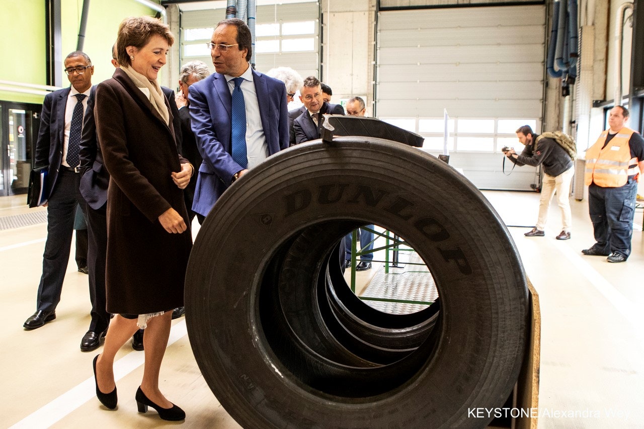 Visita al centro di controllo del traffico pesante di Ripshausen (Canton Uri)