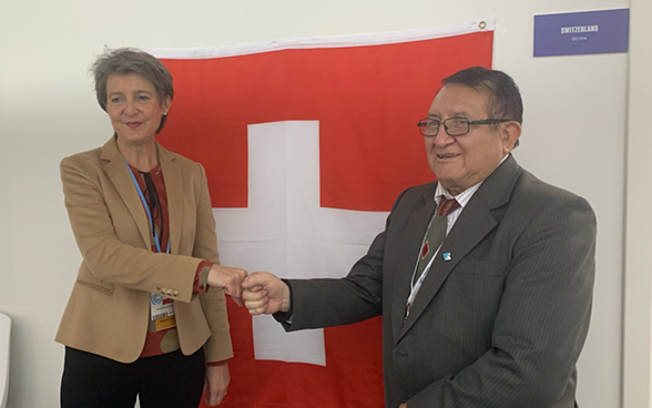 Alfredo Mamani Salinas, vice ministro del Ministero dell'Ambiente peruviano per lo sviluppo strategico delle risorse naturali