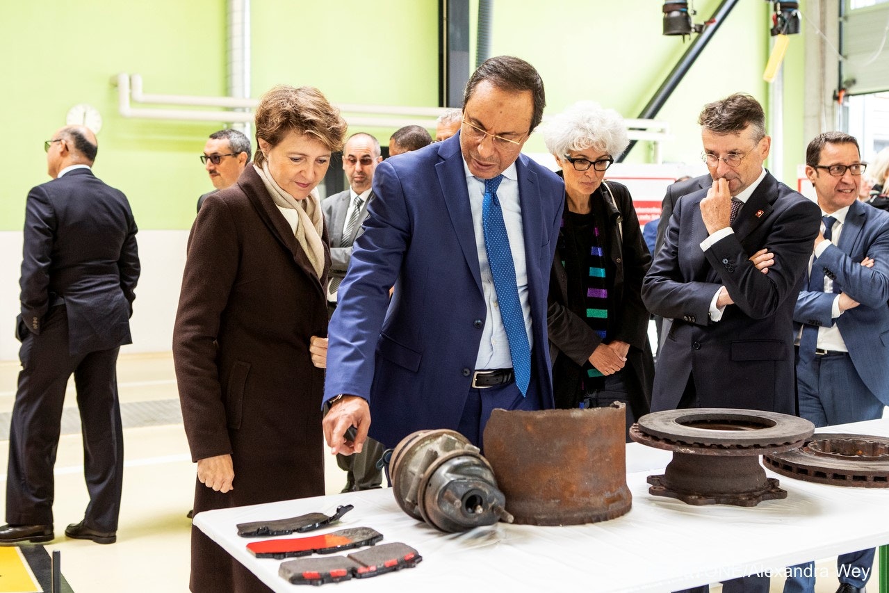 Visita al centro di controllo del traffico pesante di Ripshausen (Canton Uri)