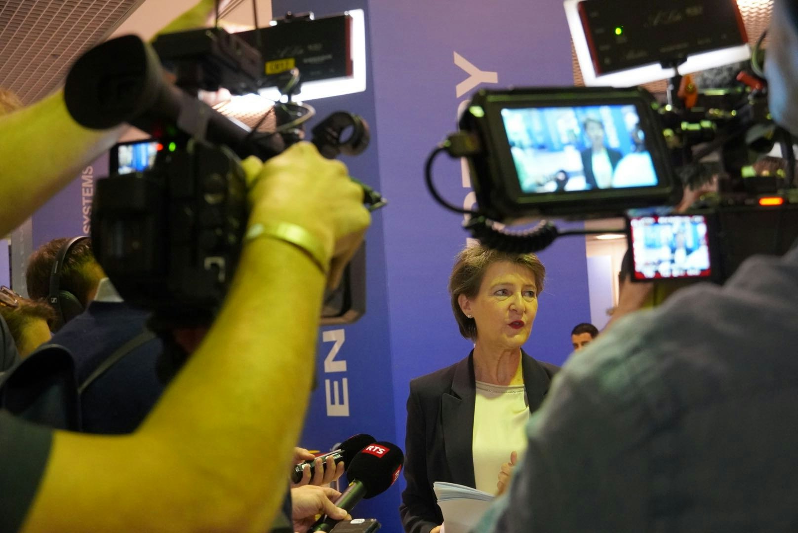 La consigliera federale Simonetta Sommaruga alla Conferenza ONU sul clima (COP27)