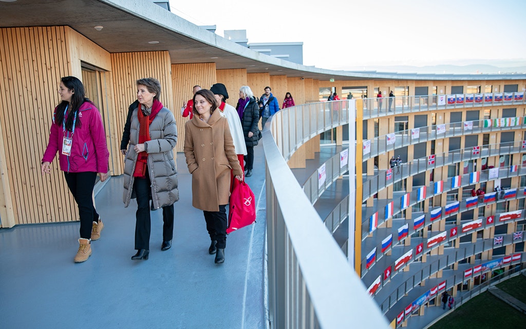 Il villaggio degli atleti