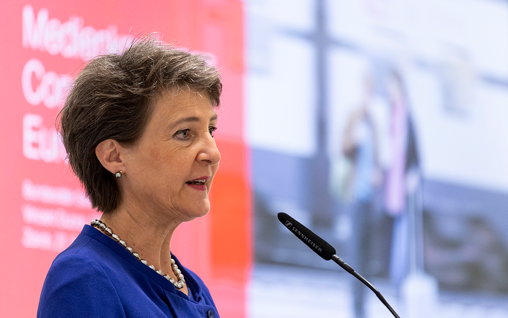 La consigliera federale Simonetta Sommaruga