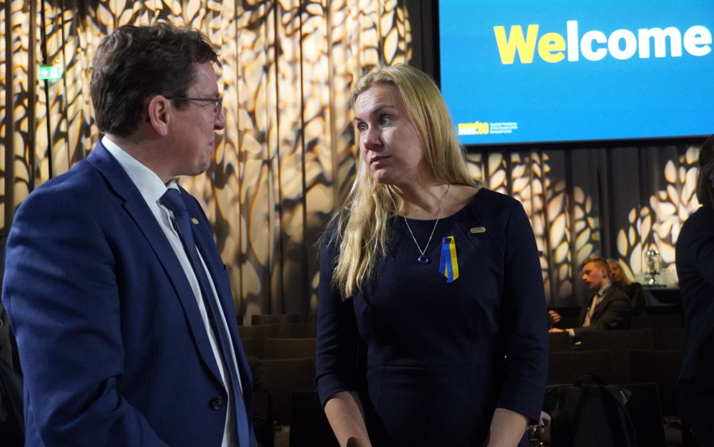 Il consigliere federale Albert Rösti e Kadri Simson, Commissario europeo per l'Energia