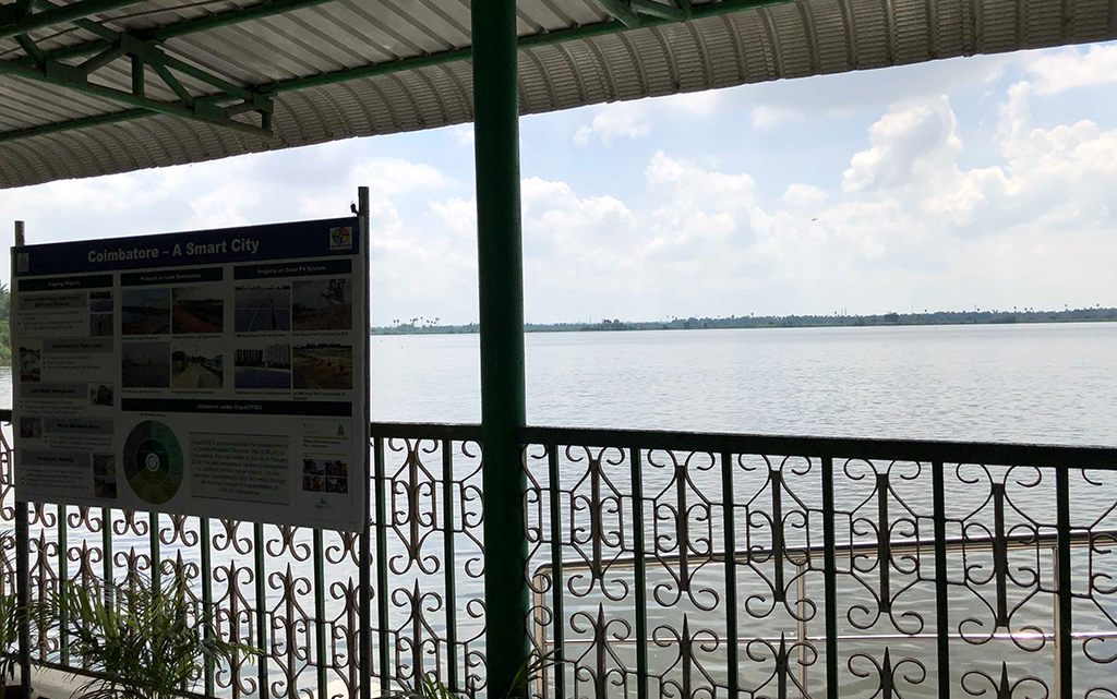 Lago di Singanallur a Coimbatore: Progetto di gestione dell'acqua nel quadro del programma CapaCITIES